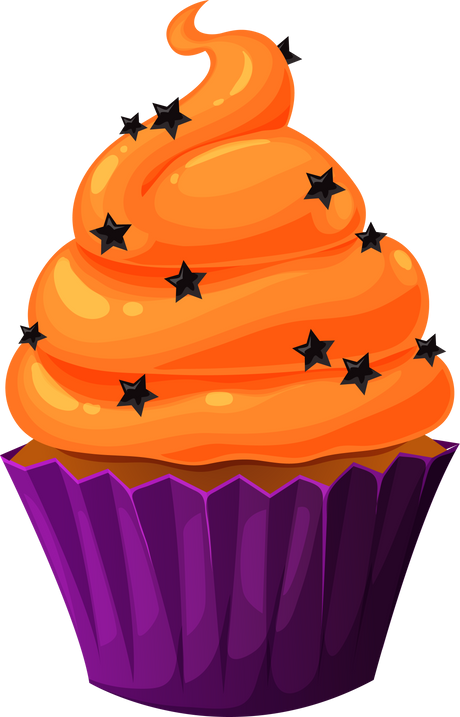 Halloween cupcake creamy muffin food dessert cake